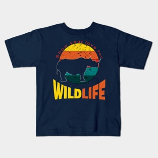 Show your love for wildlife Kids T-Shirt